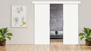Dvojkrídlové posuvné dvere Alpha, 120 cm
